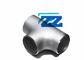ASTM A815 Duplex Stainless Steel Pipe Tee , UNS S32750 Elbow Tee Pipe Fitting